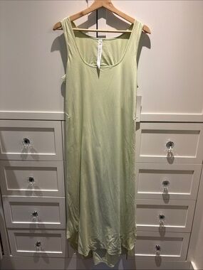 Lululemon Pima Cotton open back midi dress